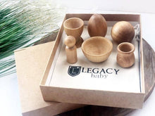 Load image into Gallery viewer, Handmade Montessori Baby Nesting Wooden Toys Gift Set