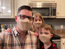 Load image into Gallery viewer, Organic Peruvian Native Cotton Undyed Children's Face Masks