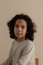 Load image into Gallery viewer, Organic Peruvian Native Cotton Long Sleeve Striped Tee for Children
