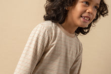 Load image into Gallery viewer, Organic Peruvian Native Cotton Long Sleeve Striped Tee for Children