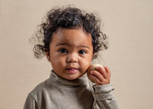 Load image into Gallery viewer, Avocado Turtle Neck Organic Peruvian Native Cotton Long Sleeve Tee for Children