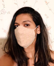 Load image into Gallery viewer, Organic Peruvian Native Cotton Undyed Adult Face Masks