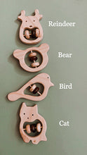 Load image into Gallery viewer, Bird Pine Wood Baby Rattle
