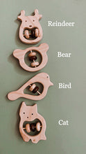 Load image into Gallery viewer, Bird Pine Wood Baby Rattle
