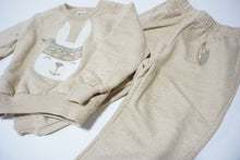 Load image into Gallery viewer, Peruvian Native Organic Cotton Sweatshirt and Sweatpants Set with Rabbit Applique