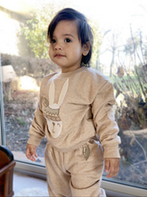Load image into Gallery viewer, Peruvian Native Organic Cotton Sweatshirt and Sweatpants Set with Rabbit Applique