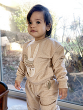 Load image into Gallery viewer, Peruvian Native Organic Cotton Sweatshirt and Sweatpants Set with Rabbit Applique
